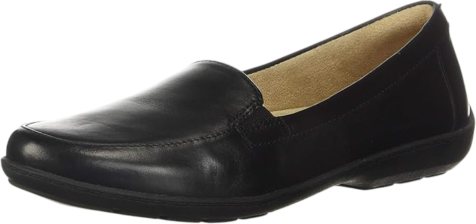 Kacy Slip On, Black Leather by Soul Naturalizer